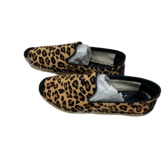Elysess Leopard Print Espadrille Flats - Picture 2 of 6